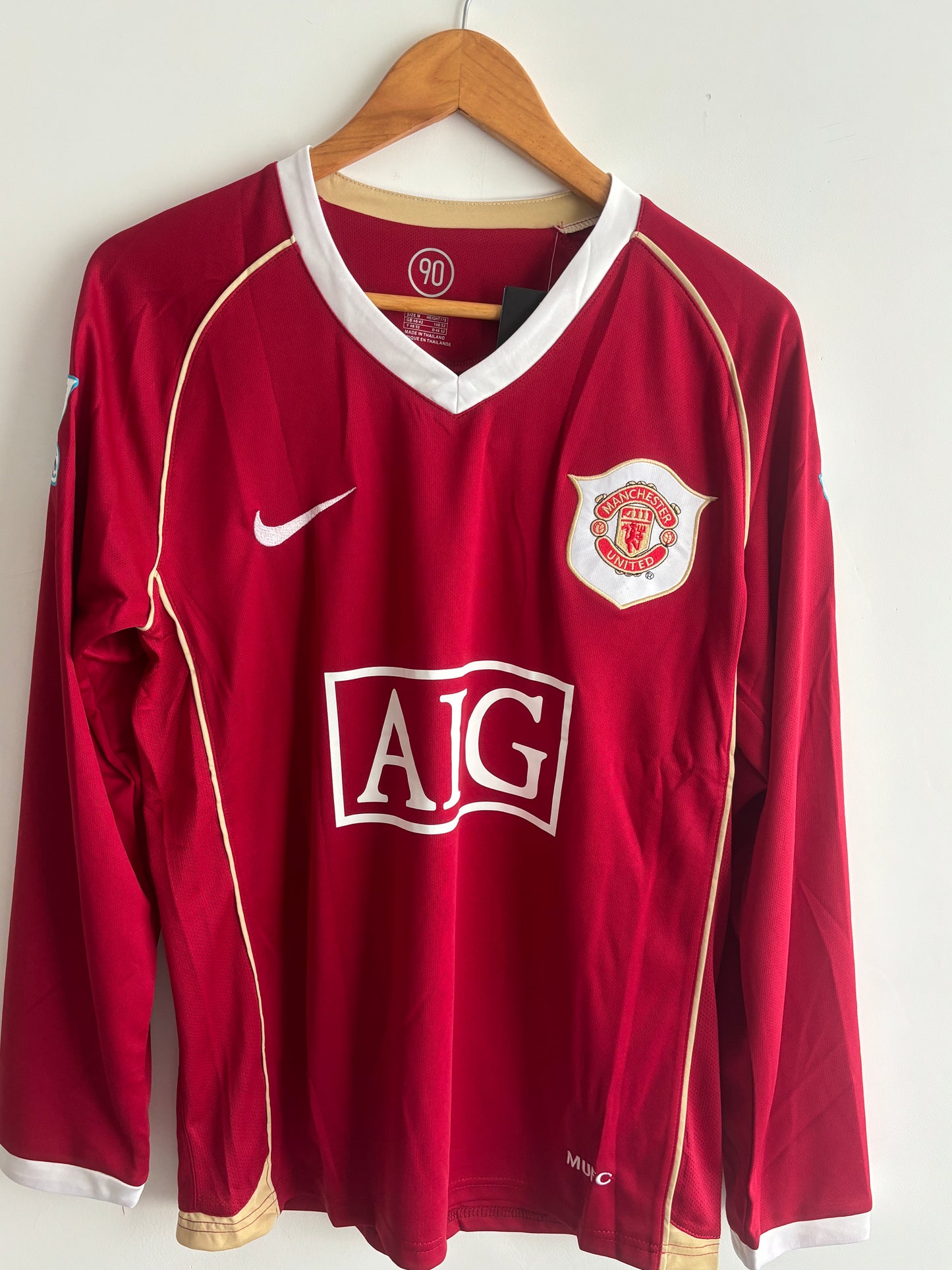 Manchester United Retro 06/07 Long-Sleeve Home (Fan)