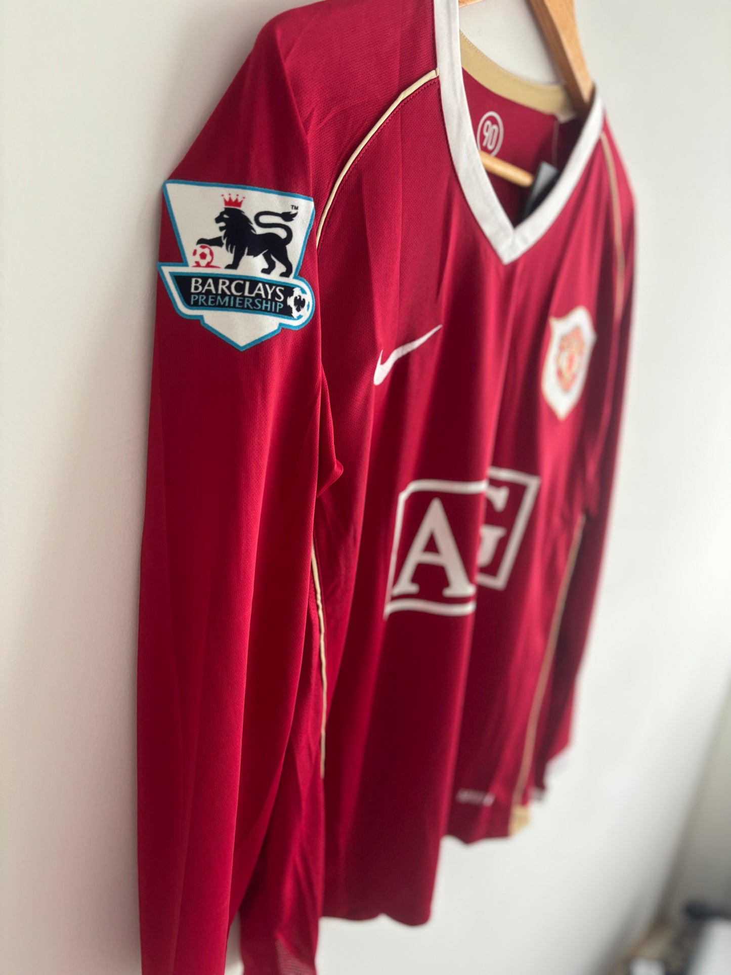 Manchester United Retro 06/07 Long-Sleeve Home (Fan)