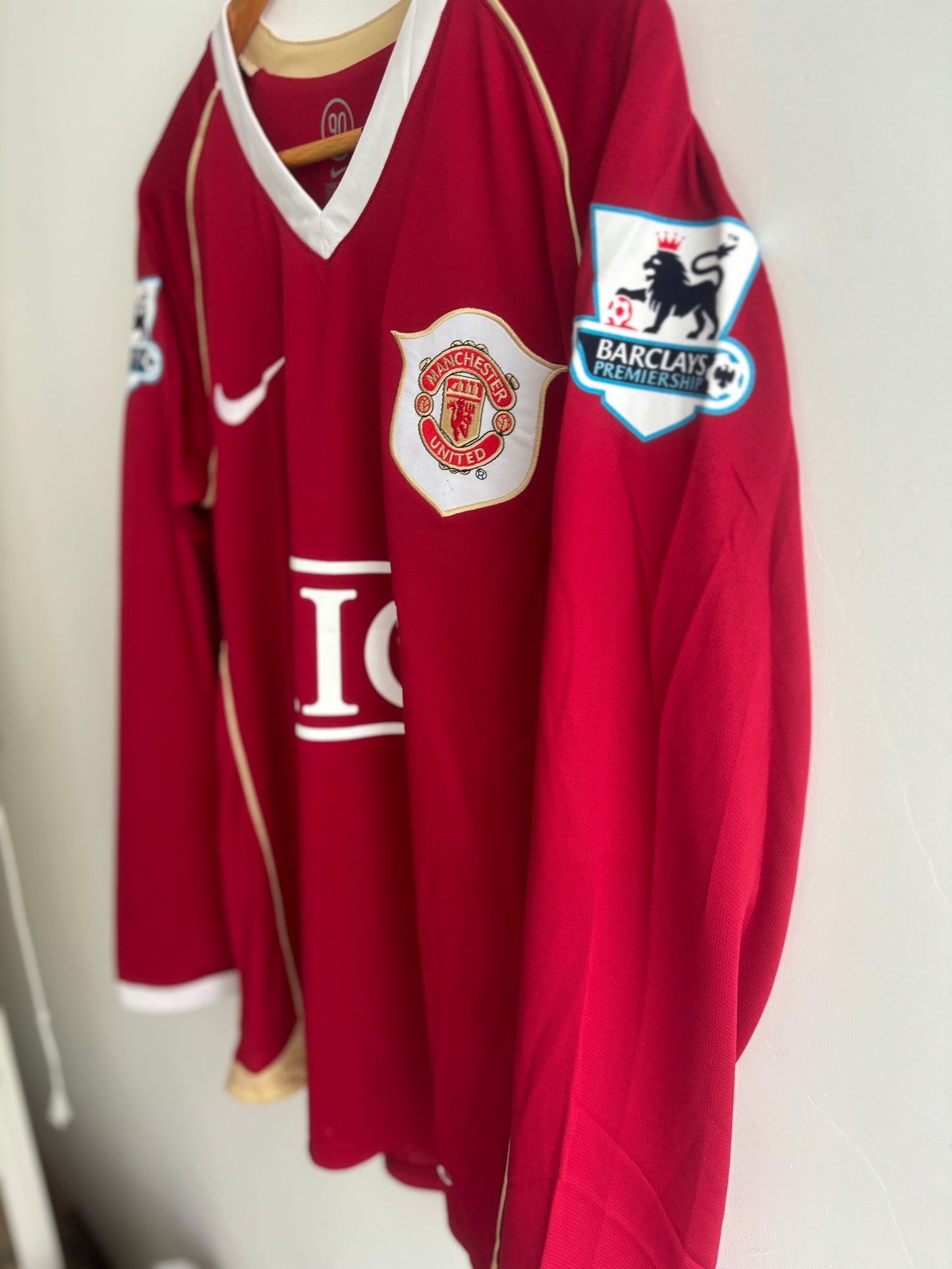 Manchester United Retro 06/07 Long-Sleeve Home (Fan)