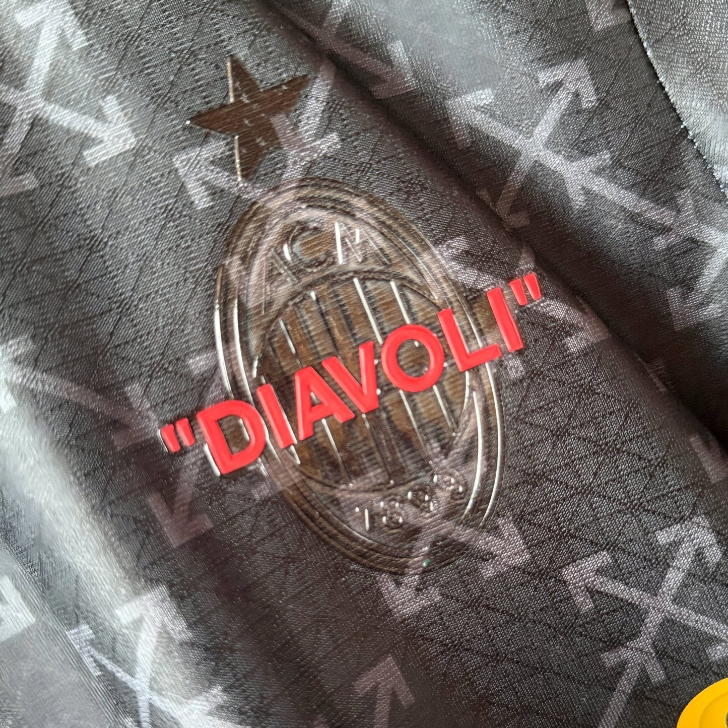 AC Milan × OFF-White 24/25 Black Special Shirt