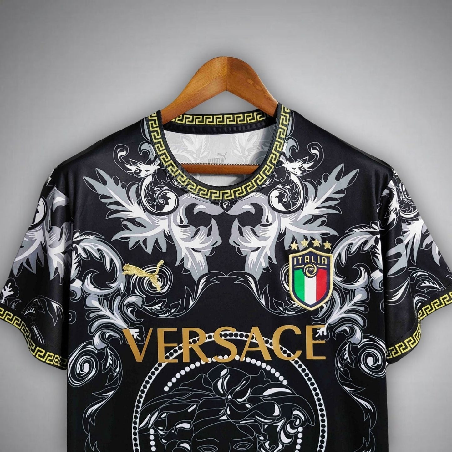 Italy "Versace" Premium Black Kit