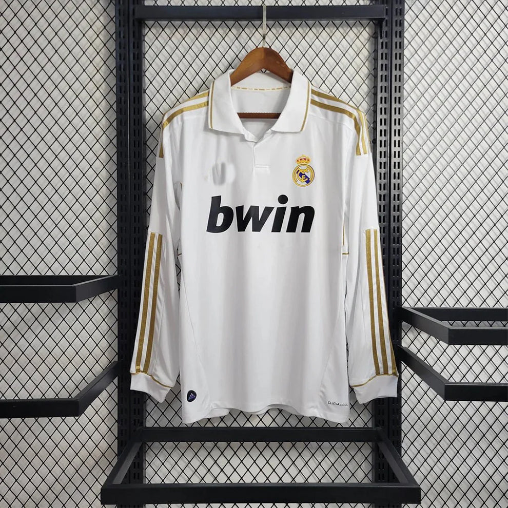 Real Madrid 11/12 Long Sleeve Home Shirt