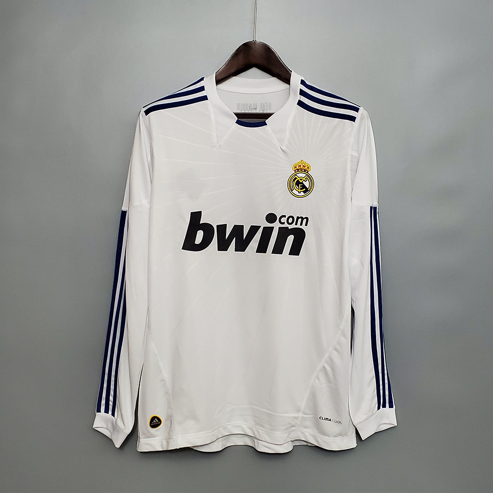 Real Madrid Retro 10/11 Long-Sleeve Home (Fan)
