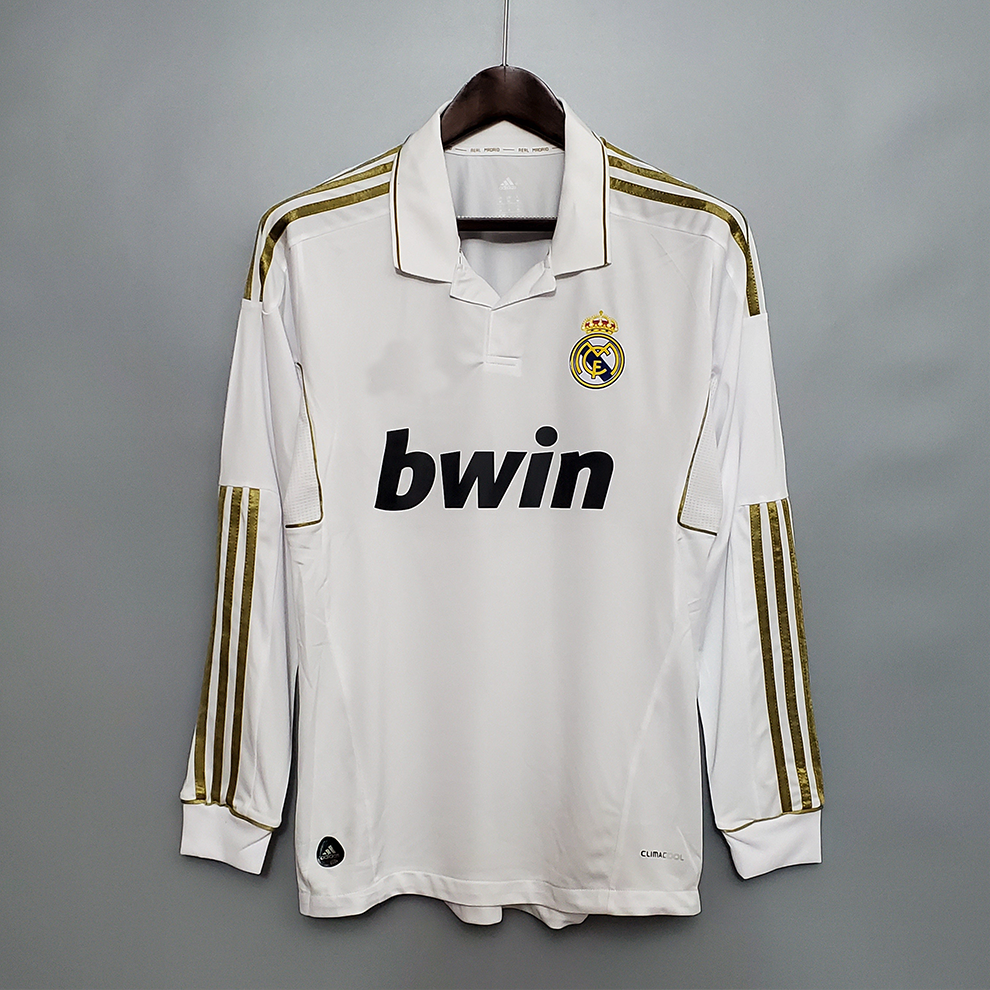 Real Madrid Retro 11/12 Long-Sleeve Home (Fan)