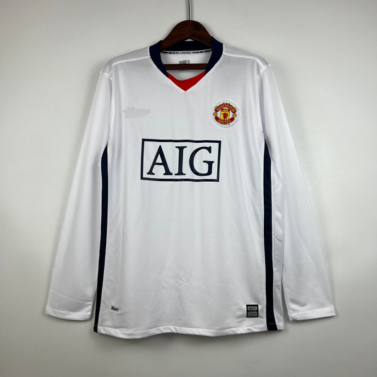 Manchester United Retro 07/08 Long-Sleeve Home (Fan)