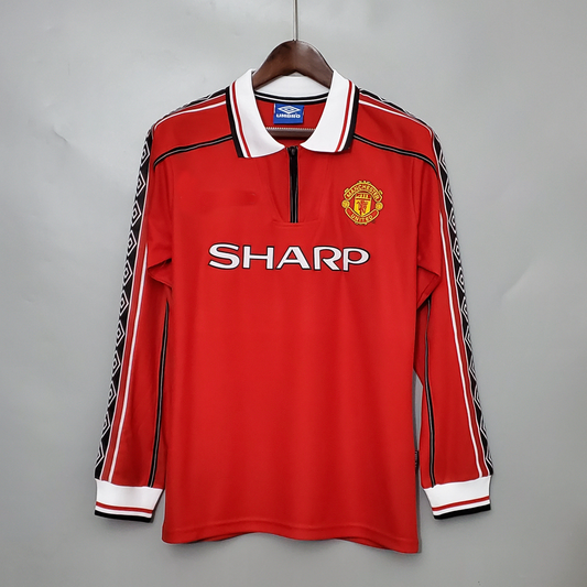 Manchester United Retro 98/99 Long-Sleeve Home (Fan)