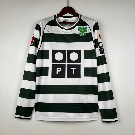 Sporting CP Retro 01/03 Long-Sleeve Home (Fan)