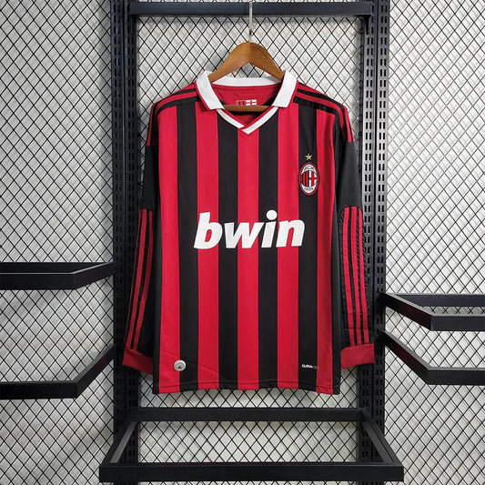 AC Milan 09/10 Long Sleeve Home Shirt