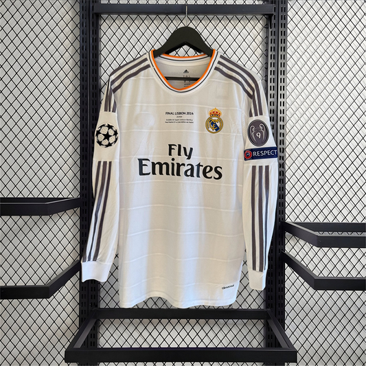 Real Madrid 13/14 Home Long Sleeve Shirt - UCL Final