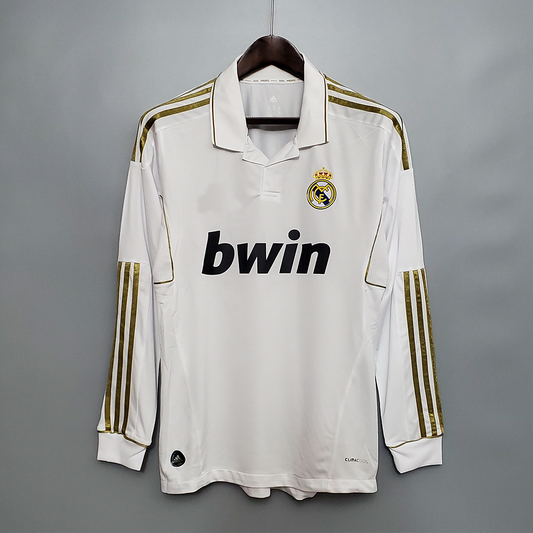 Real Madrid Retro 11/12 Long-Sleeve Home (Fan)