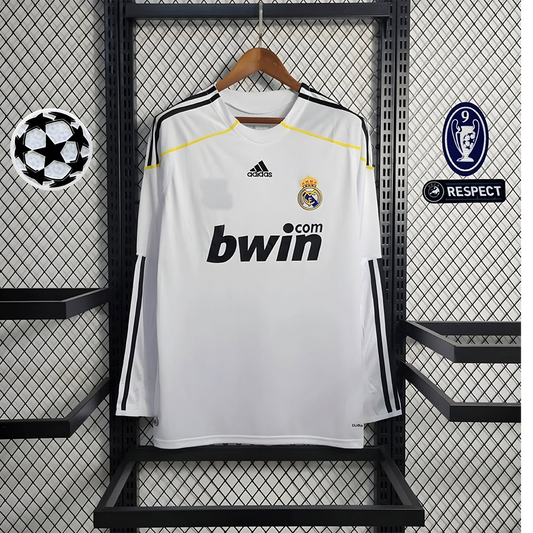 Real Madrid 09/10 Long Sleeve Home Shirt